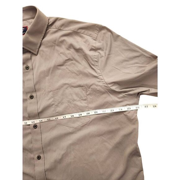 UNTUCKit Performance Nylon Stretch pocket Button up Gray button up Men 2XL shirt - Picture 3 of 9